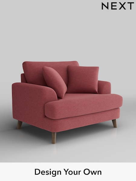 Fine Chenille Easy Clean/Mid Pink Parker (H35286) | £975
