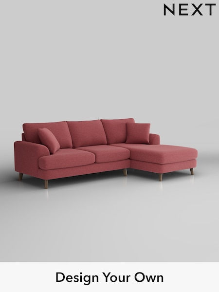Fine Chenille Easy Clean/Mid Pink Parker (H35286) | £2,150