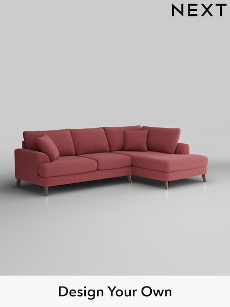 Fine Chenille Easy Clean/Mid Pink Parker (H35286) | £2,250