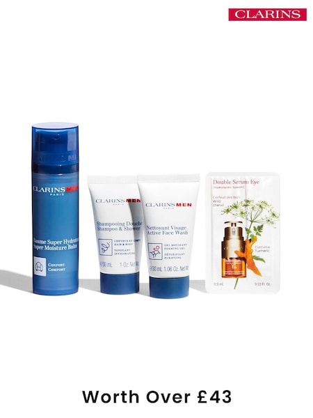 Clarins Men Hydration Essentials Gift Set Worth over £43 (H35290) | £35