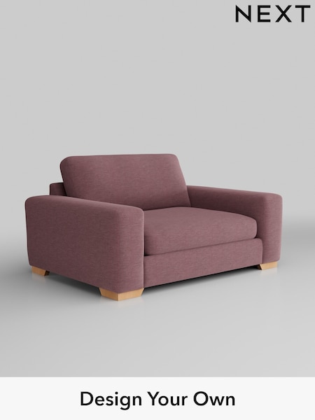 Fine Chenille Easy Clean/Mid Mulberry Purple Houghton Deep Sit (H35291) | £1,175