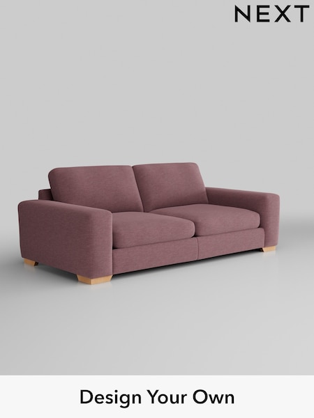 Fine Chenille Easy Clean/Mid Mulberry Purple Houghton Deep Sit (H35291) | £1,475