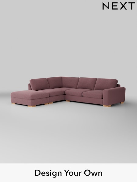 Fine Chenille Easy Clean/Mid Mulberry Purple Houghton Deep Sit (H35291) | £2,599