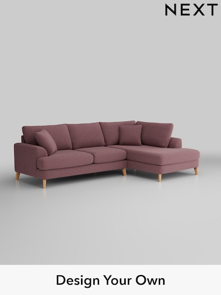 Fine Chenille Easy Clean/Mid Mulberry Purple Parker (H35293) | £2,250