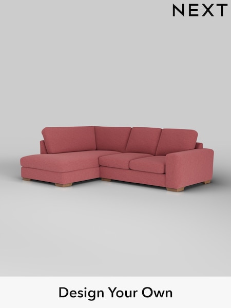 Fine Chenille Easy Clean/Mid Pink Houghton Deep Sit (H35295) | £2,099