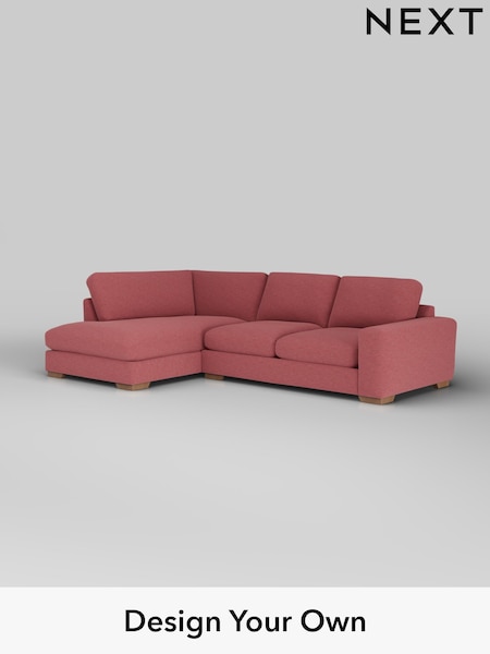 Fine Chenille Easy Clean/Mid Pink Houghton Deep Sit (H35295) | £2,199