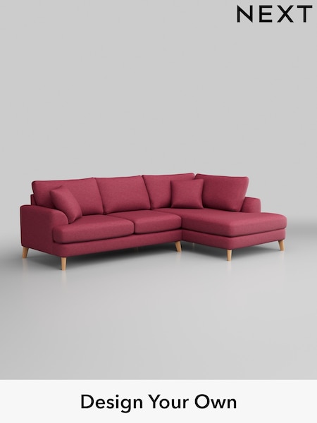 Fine Chenille Easy Clean/Mid Raspberry Pink Parker (H35297) | £2,250
