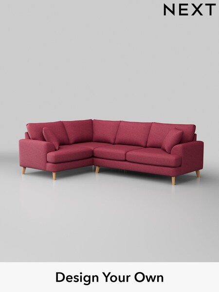 Fine Chenille Easy Clean/Mid Raspberry Pink Parker (H35297) | £2,325