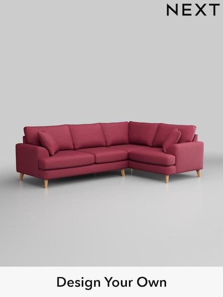Fine Chenille Easy Clean/Mid Raspberry Pink Parker (H35297) | £2,325