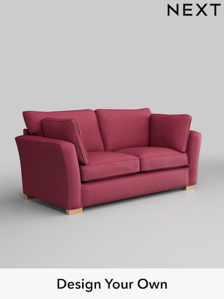Fine Chenille Easy Clean/Mid Raspberry Pink Heath Highback (H35298) | £1,225