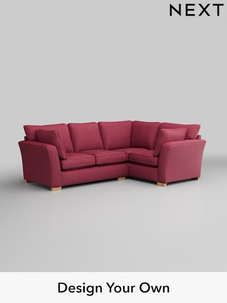 Fine Chenille Easy Clean/Mid Raspberry Pink Heath Highback (H35298) | £2,050