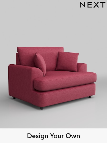 Fine Chenille Easy Clean/Mid Raspberry Pink Parker Platform (H35302) | £975