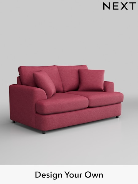 Fine Chenille Easy Clean/Mid Raspberry Pink Parker Platform (H35302) | £1,175