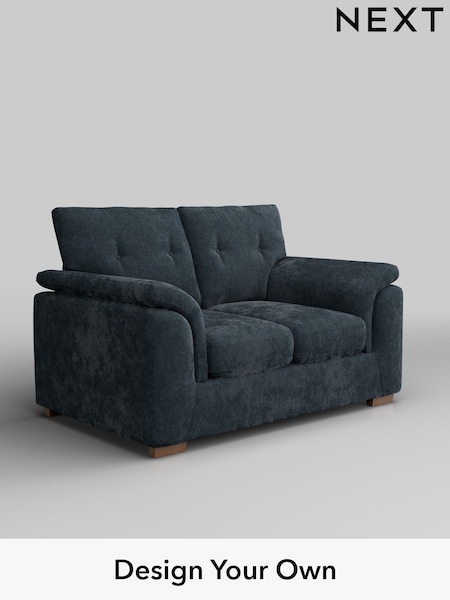 Distressed Velour/Midnight Blue Hayden Buttoned Back (H35303) | £1,025