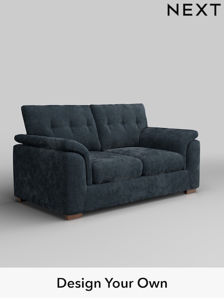 Distressed Velour/Midnight Blue Hayden Buttoned Back (H35303) | £1,125