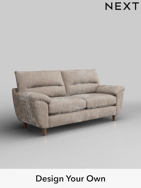Distressed Velour/Mid Natural Elliot Highback (H35316) | £1,175