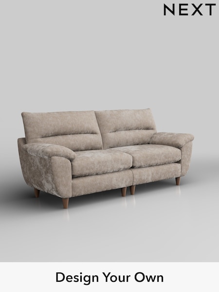 Distressed Velour/Mid Natural Elliot Highback (H35316) | £1,275