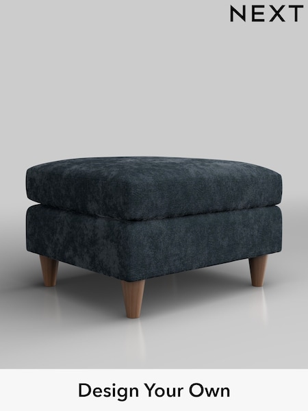 Distressed Velour/Midnight Blue Elliot Highback (H35336) | £350