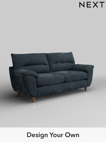 Distressed Velour/Midnight Blue Elliot Highback (H35336) | £1,175