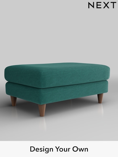 Fine Chenille Easy Clean/Dark Juniper Green Hartley Highback Relaxed Sit (H35353) | £425