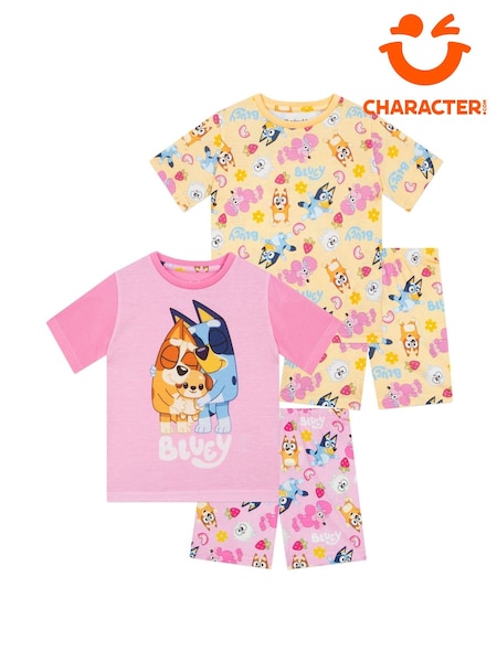 Character Pink Bingo Short Pyjamas 2 Pack (H35355) | £23