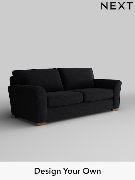 Fine Chenille Easy Clean/Black Michigan Ii (H35359) | £1,075