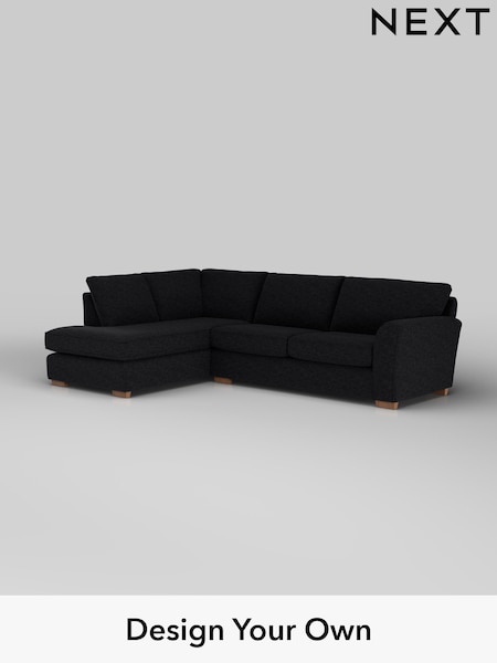 Fine Chenille Easy Clean/Black Michigan Ii (H35359) | £1,650