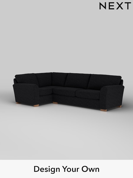Fine Chenille Easy Clean/Black Michigan Ii (H35359) | £1,675