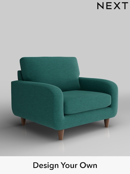 Fine Chenille Easy Clean/Dark Juniper Green Camden (H35360) | £650