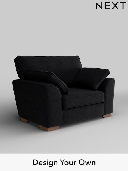 Fine Chenille Easy Clean/Black Stamford (H35361) | £850
