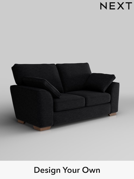 Fine Chenille Easy Clean/Black Stamford (H35361) | £1,150