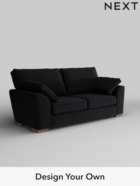 Fine Chenille Easy Clean/Black Stamford (H35361) | £1,250