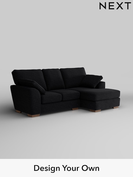 Fine Chenille Easy Clean/Black Stamford (H35361) | £1,699