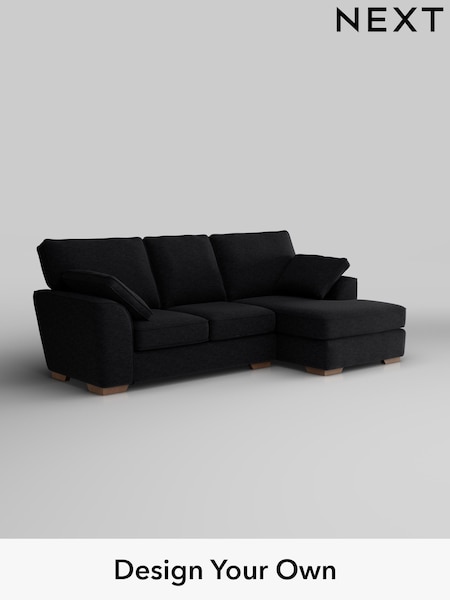 Fine Chenille Easy Clean/Black Stamford (H35361) | £1,799