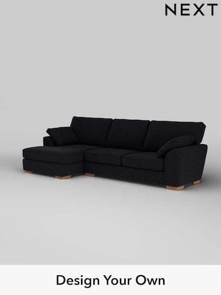 Fine Chenille Easy Clean/Black Stamford (H35361) | £1,950