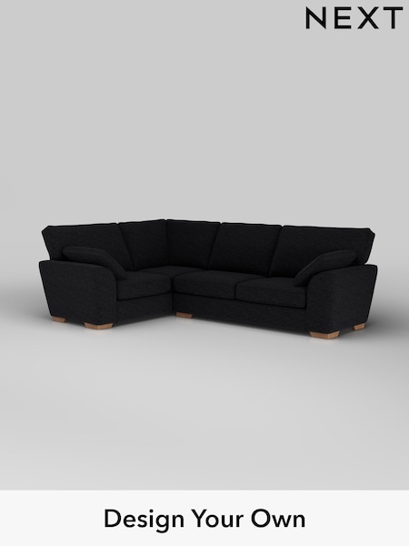 Fine Chenille Easy Clean/Black Stamford (H35361) | £2,075