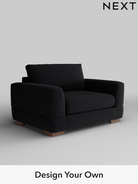 Fine Chenille Easy Clean/Black Clayton (H35364) | £950
