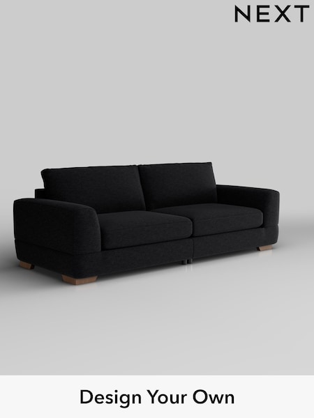 Fine Chenille Easy Clean/Black Clayton (H35364) | £1,425