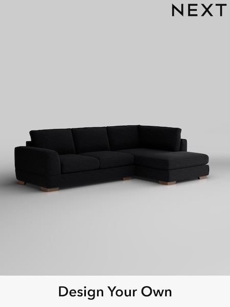 Fine Chenille Easy Clean/Black Clayton (H35364) | £1,825