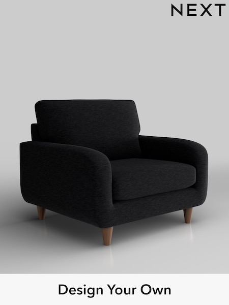 Fine Chenille Easy Clean/Black Camden (H35365) | £650