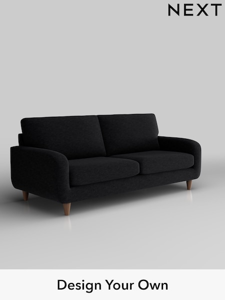 Fine Chenille Easy Clean/Black Camden (H35365) | £1,099