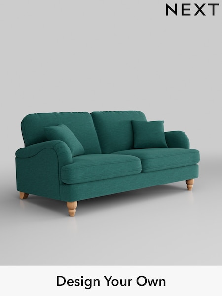 Fine Chenille Easy Clean/Dark Juniper Green Lilly Ii (H35367) | £950