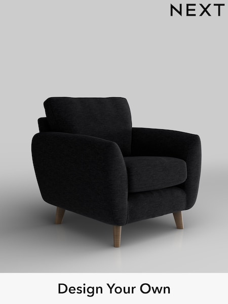Fine Chenille Easy Clean/Black Wilson (H35368) | £550