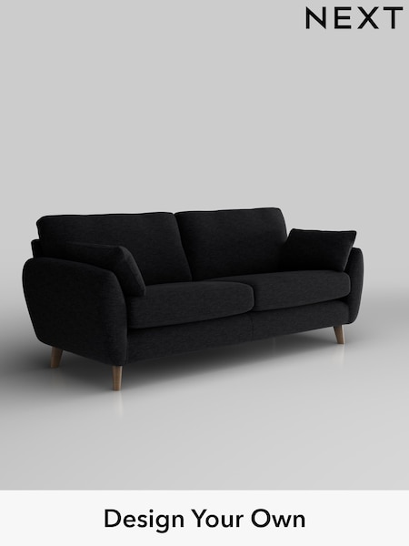 Fine Chenille Easy Clean/Black Wilson (H35368) | £1,099