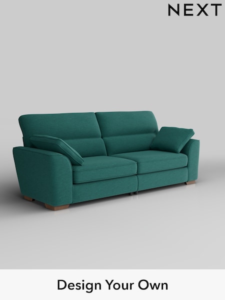 Fine Chenille Easy Clean/Dark Juniper Green Stamford Highback (H35373) | £1,399