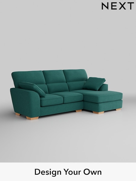 Fine Chenille Easy Clean/Dark Juniper Green Stamford Highback (H35373) | £1,875