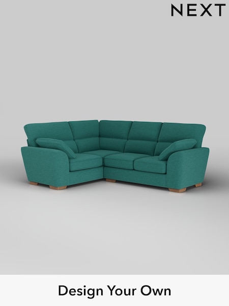 Fine Chenille Easy Clean/Dark Juniper Green Stamford Highback (H35373) | £2,150