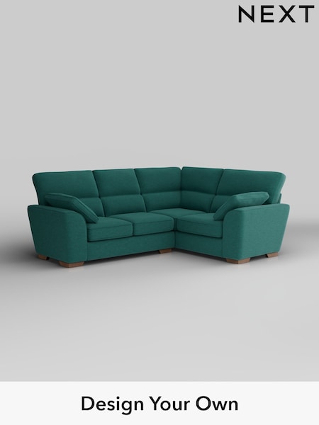 Fine Chenille Easy Clean/Dark Juniper Green Stamford Highback (H35373) | £2,150