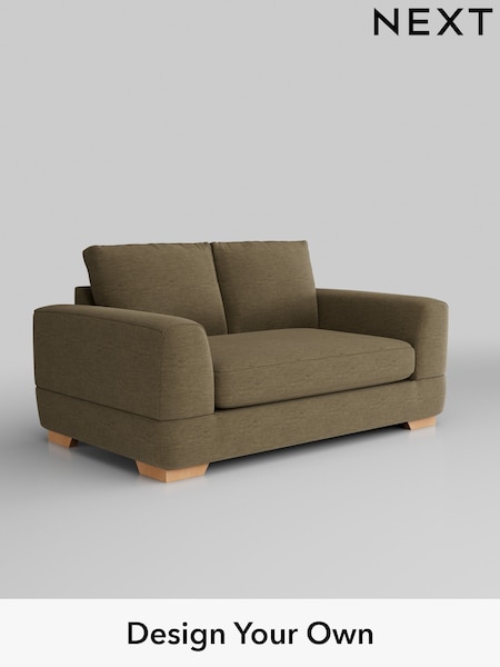 Fine Chenille Easy Clean/Dark Moss Green Clayton (H35374) | £1,125