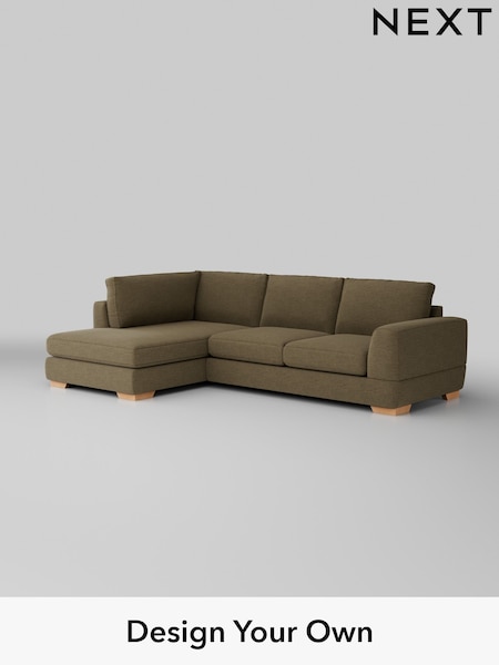 Fine Chenille Easy Clean/Dark Moss Green Clayton (H35374) | £1,825